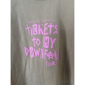 Machine Gun Kelly T Shirt MGK Medium‎ Brown Concert Tour Tickets To My Downfall